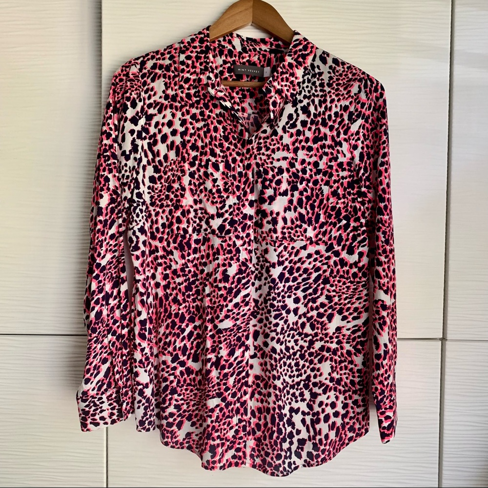 Mint Velvet, Animal Print Blouse